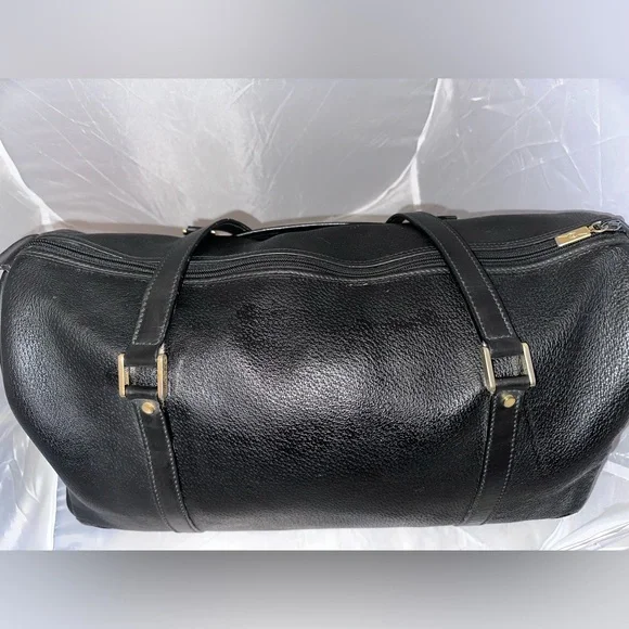 Vintage Gucci Black Leather Boston Bag - Picture 4 of 9